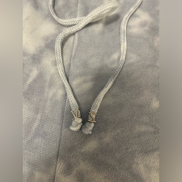 Victoria’s Secret Blue Tie-Dye Jogger with Logo on Side and Metal VS on Ties - Picture 7 of 8